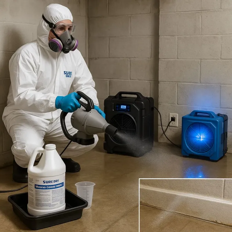 Sanitization and Odor Removal process in Oakville, CT